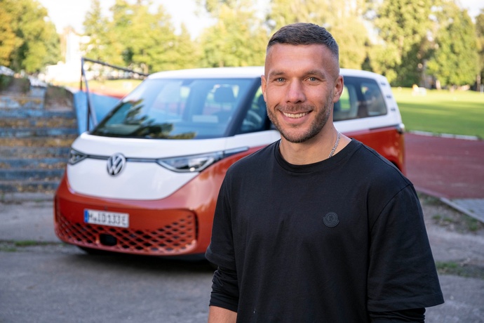 Marketing – Lukas Podolski is the new Volkswagen brand ambassador